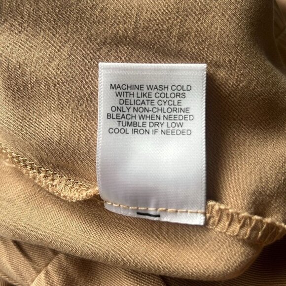 Juicy Couture Womens Cargo Jogger Pants XXL Beige Rayon Relaxed Style - Picture 8 of 9